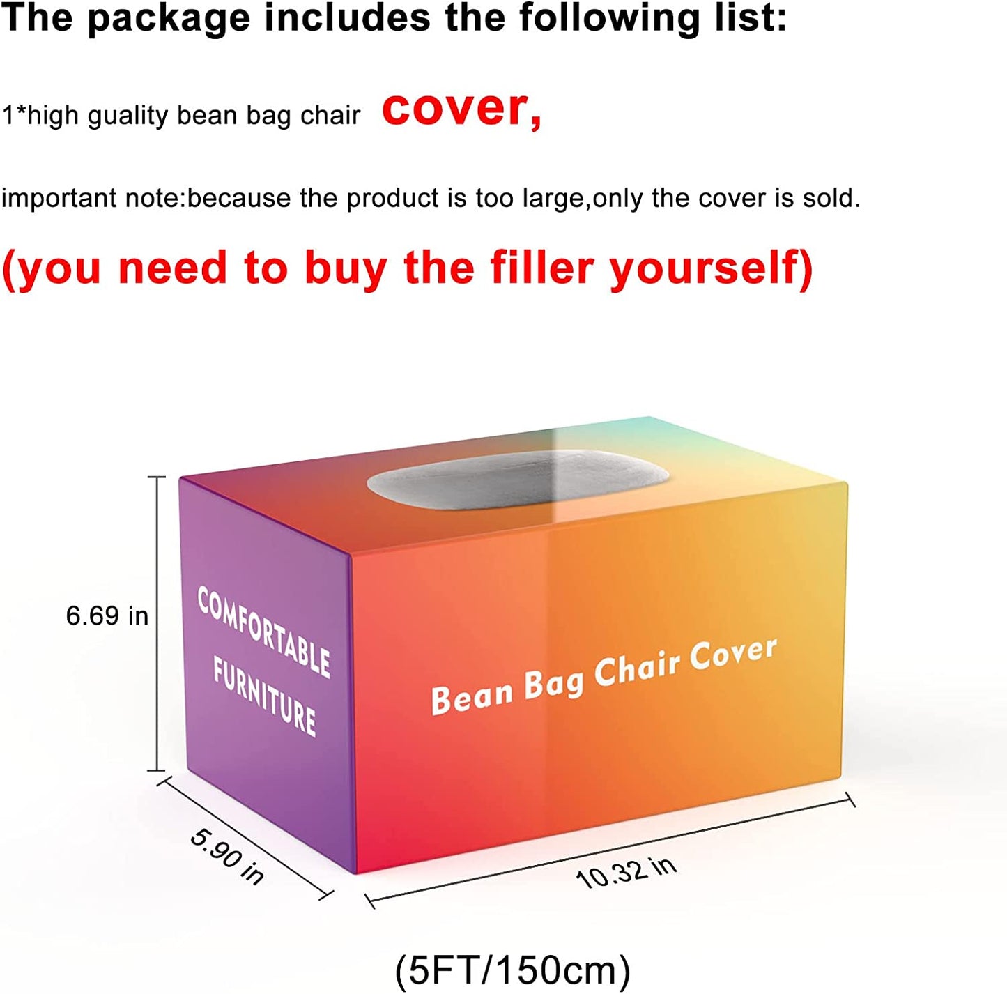 Bag Chair Cover