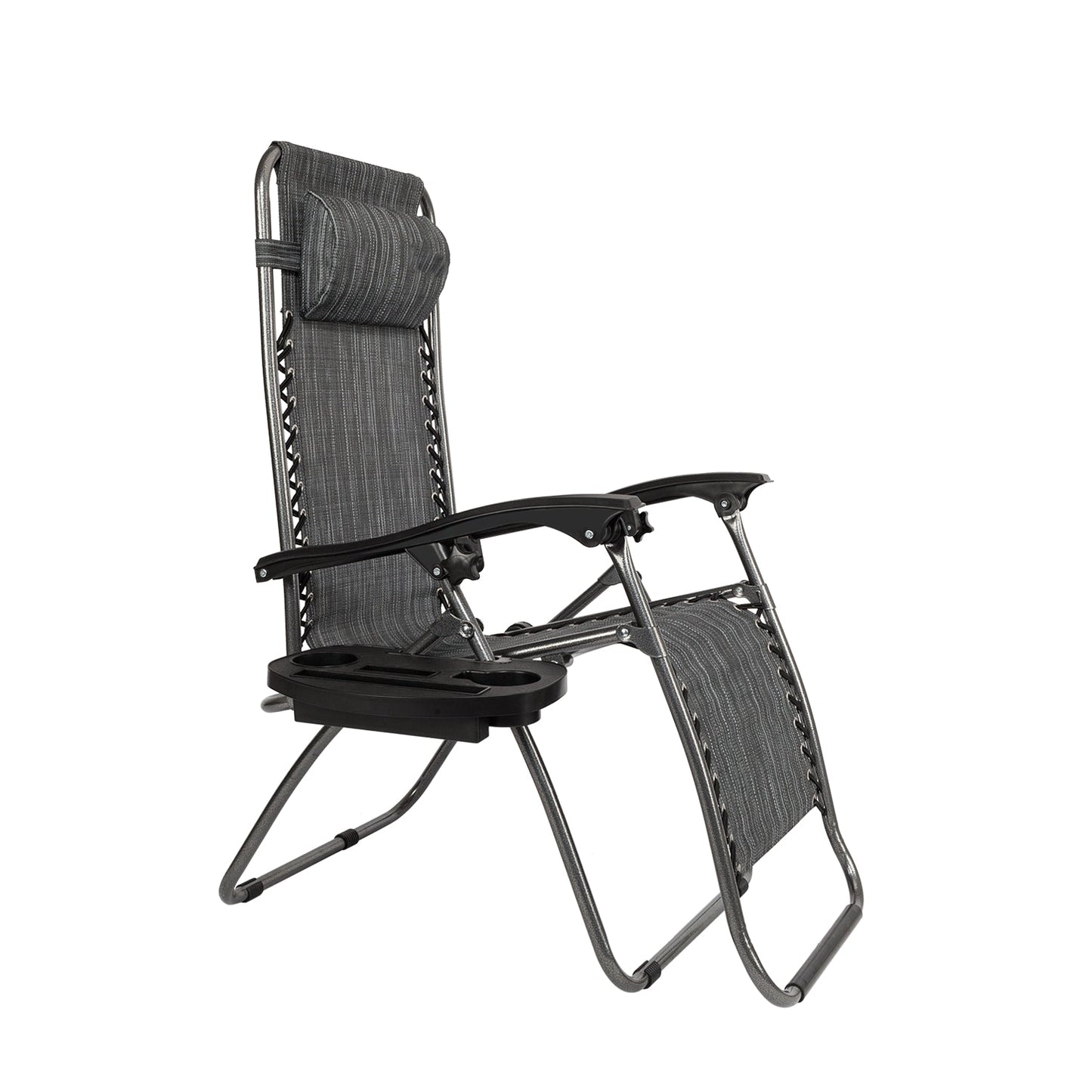 Patio Chairs with Pillow and Utility Tray