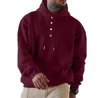 Men Long-Sleeved Casual Hoodie