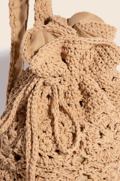 Braided Single Strap Drawstring Bag - MONLANE