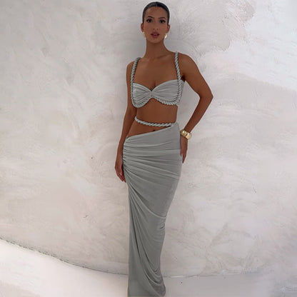 Hip Hugging Skirt Set - MONLANE