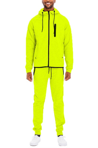 Mens Full Zip Sweat Set - MONLANE