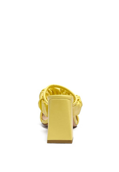 Block Heel Strappy Sandals
