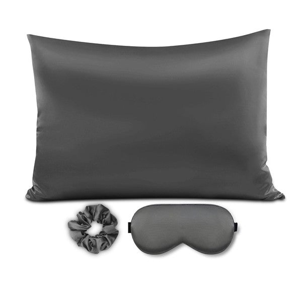 Satin Pillowcase Sleep Mask Scrunchie Gift Set - MONLANE