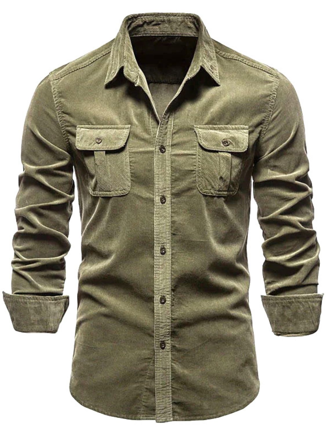 Men's Full Size Button Down Shirt