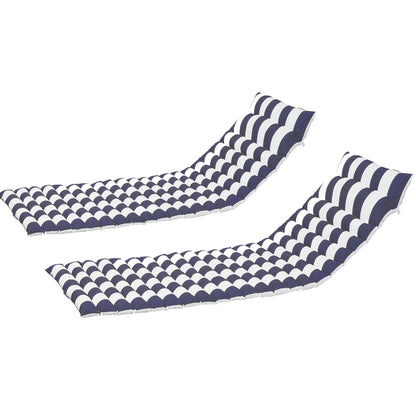 2 PCS Outdoor Lounge Chair