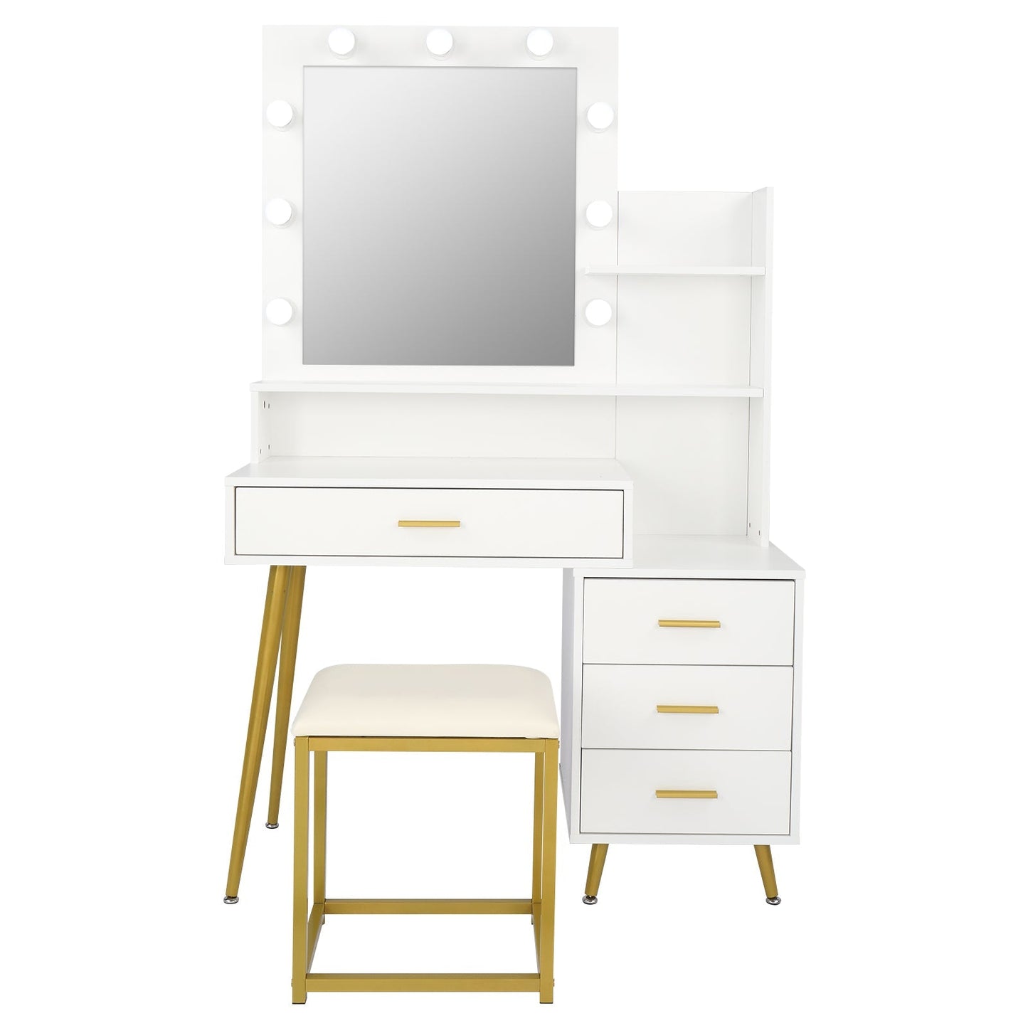 Vanity Set with LED Bulbs