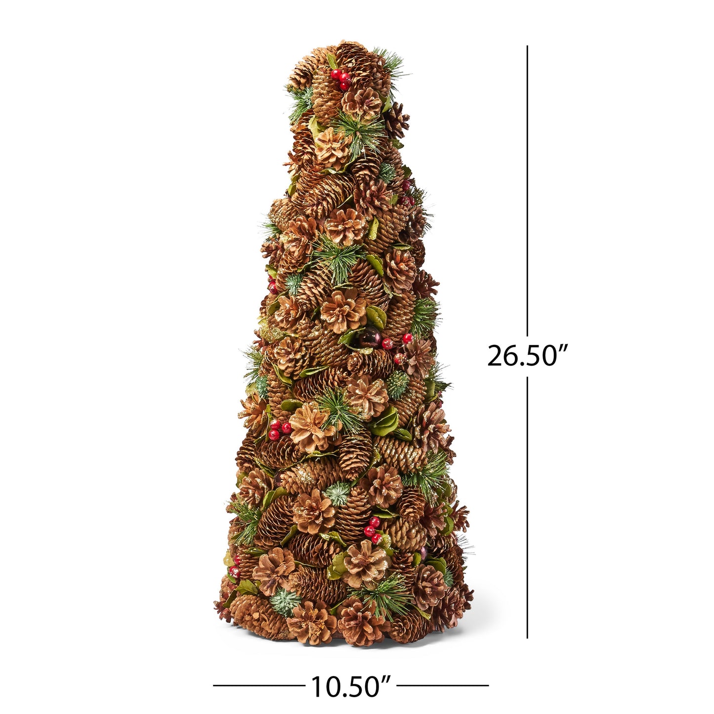 Pine cone table top tree