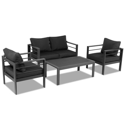 4 Pieces Modern Outdoor Sectional