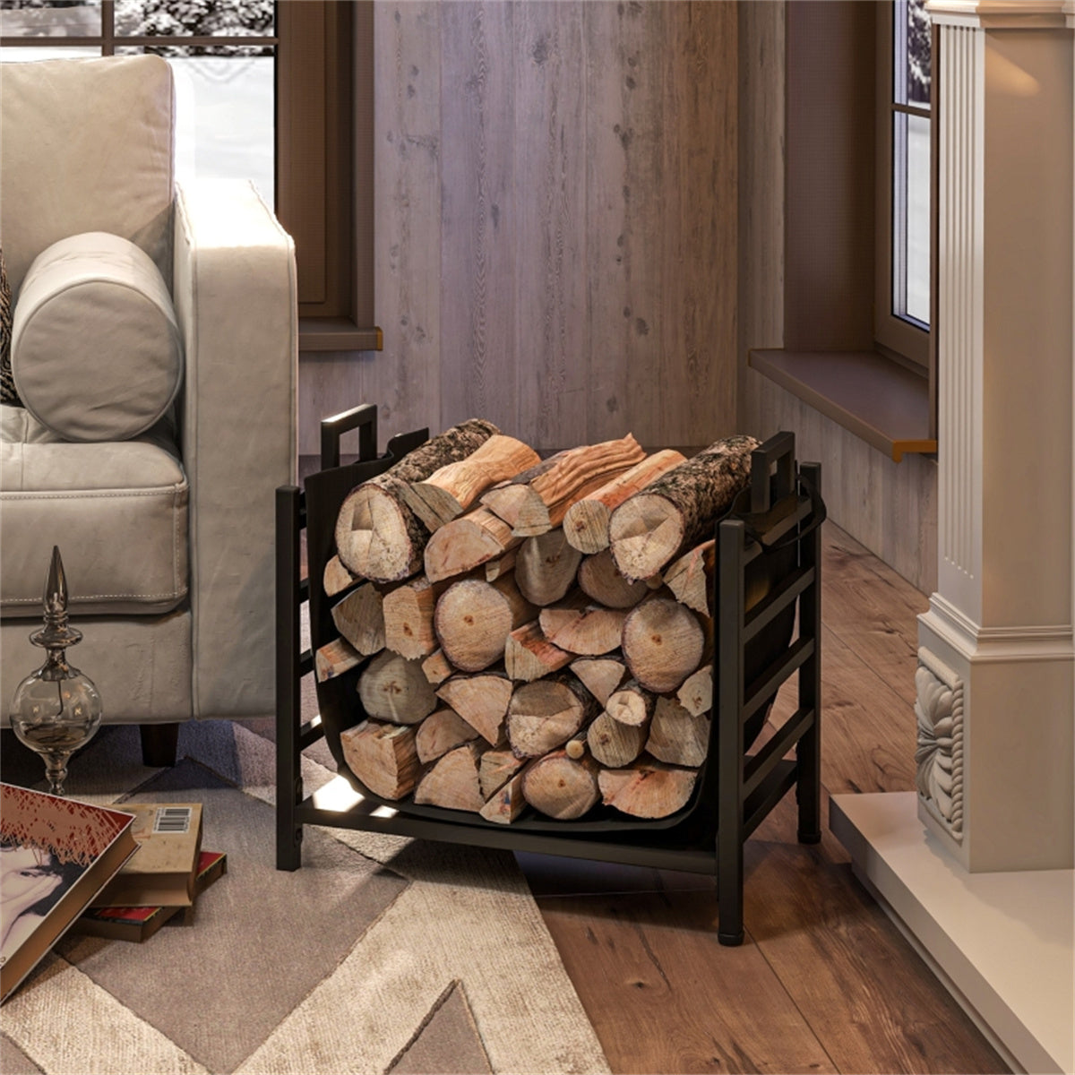 Heavy Duty Wood Storage Holder