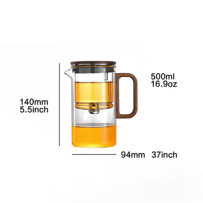Heat-Resistant Glass Teapot