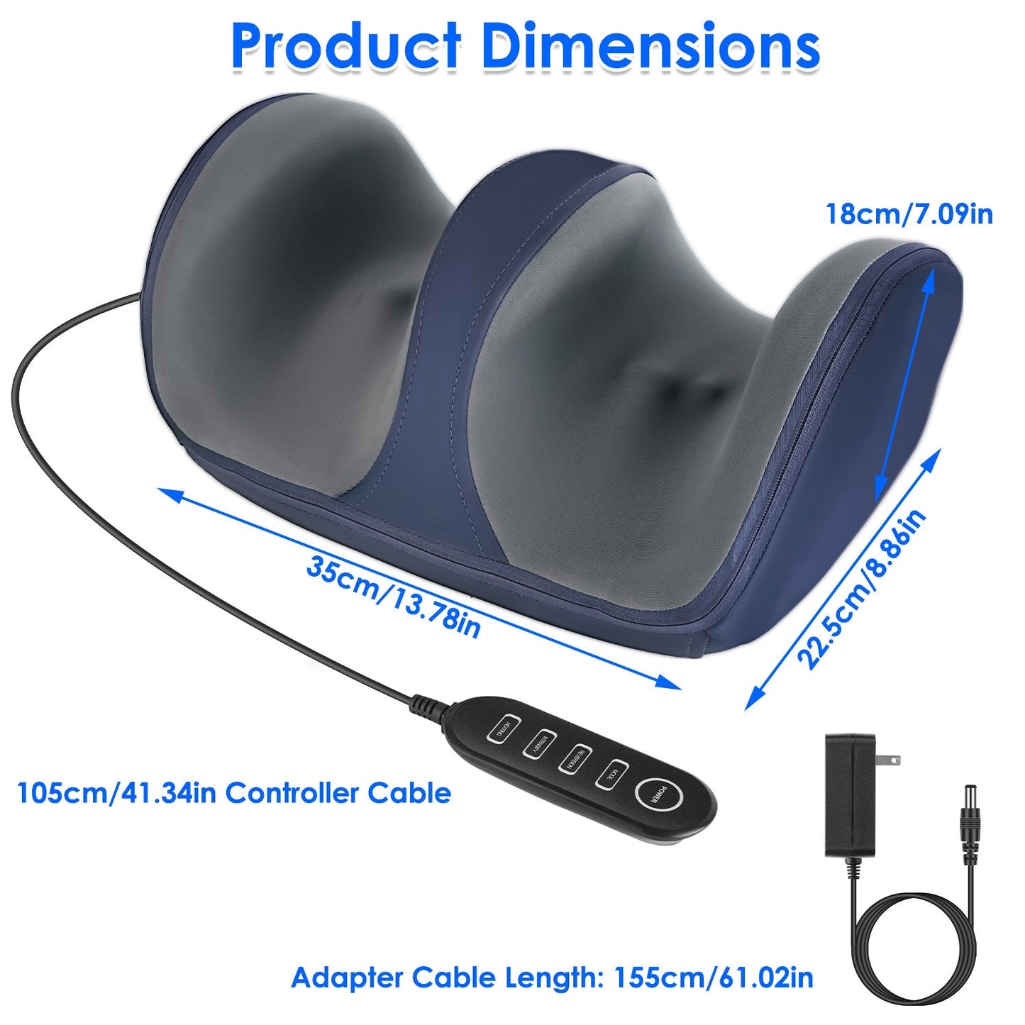 Foot Massager with Heat - MONLANE
