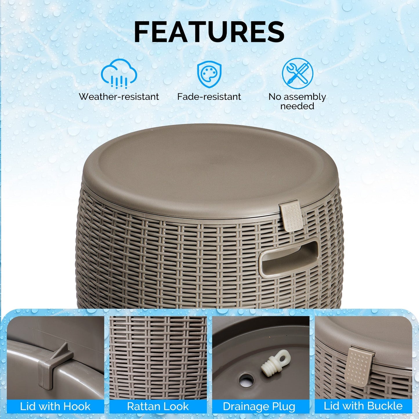 Multifunctional Outdoor Ice Cooler