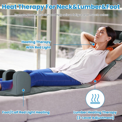 Full Body Electric Massage Mat with Heat - MONLANE
