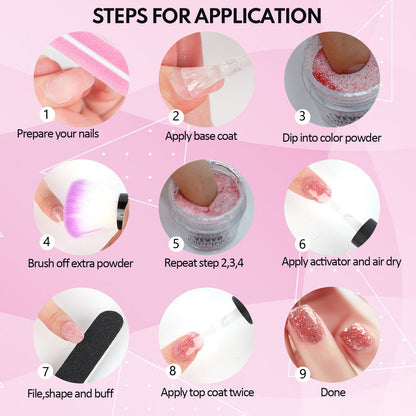 20pc Acrylic Nail Kit