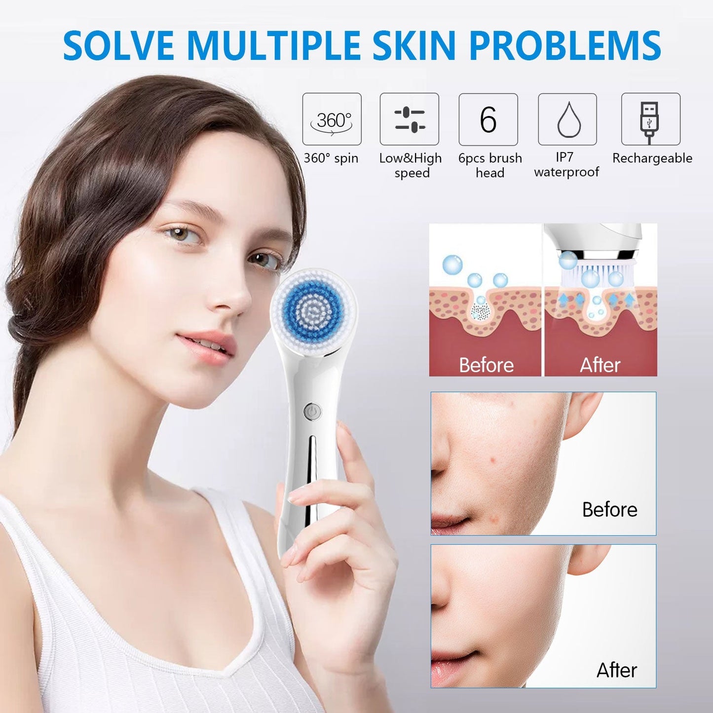 Facial Exfoliating Brush