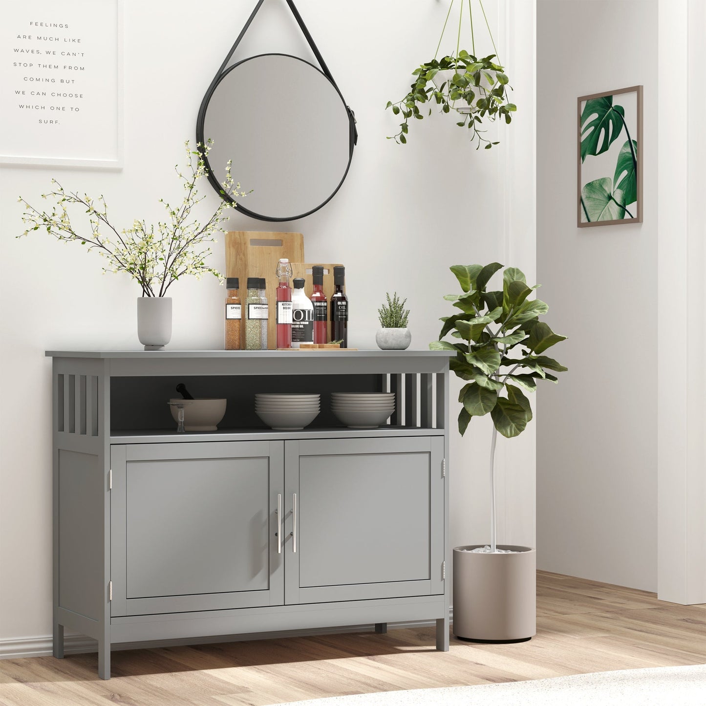 Classical Design Kitchen Storage Cabinet