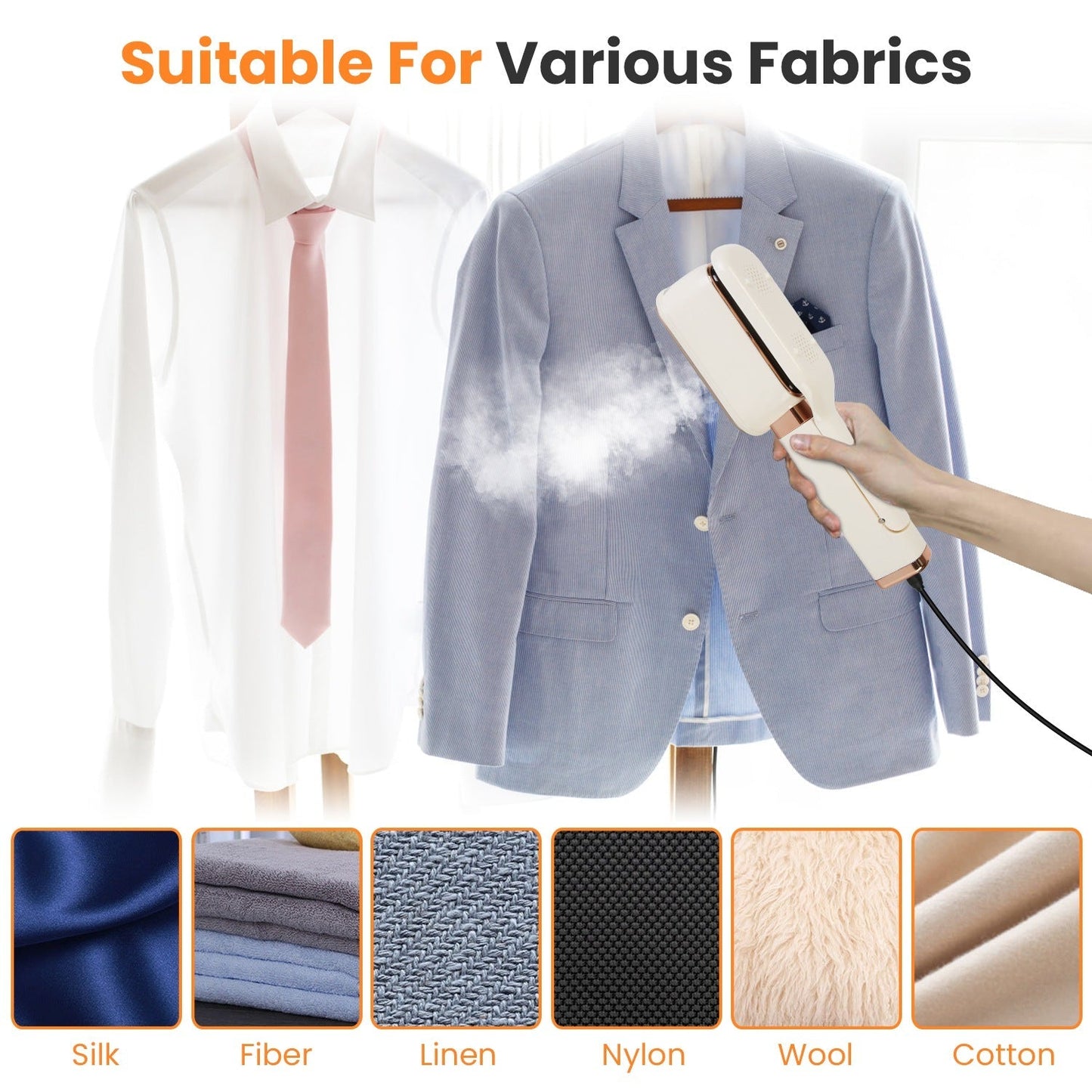 3 in 1 Travel Steamer for Clothes