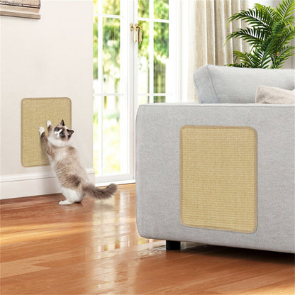 16 x 12 Inch Natural 6-Piece Cat Scratching Mats
