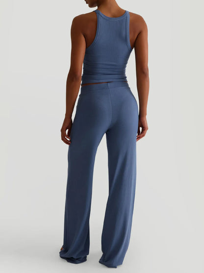 Ribbed Tank and High-Waisted Active Set