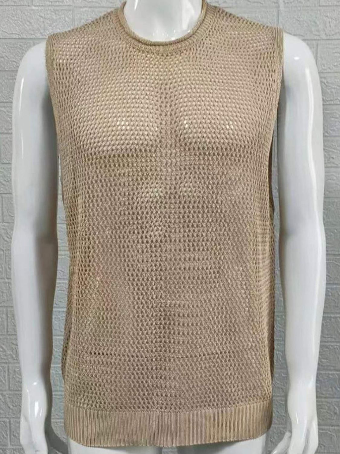 Men's Sleeveless Knit Top