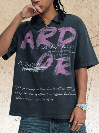Men's Vintage Washed Graphic T-Shirt