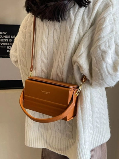 Box-Shaped Crossbody Bag