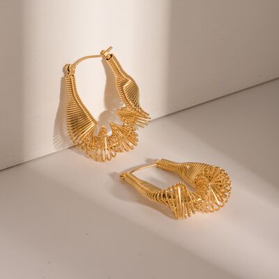 18K Gold-Plated Stainless Steel Earrings - MONLANE