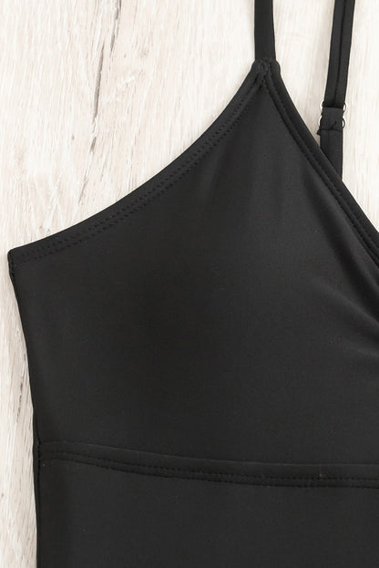 Spaghetti Strap One-Piece Swimwear