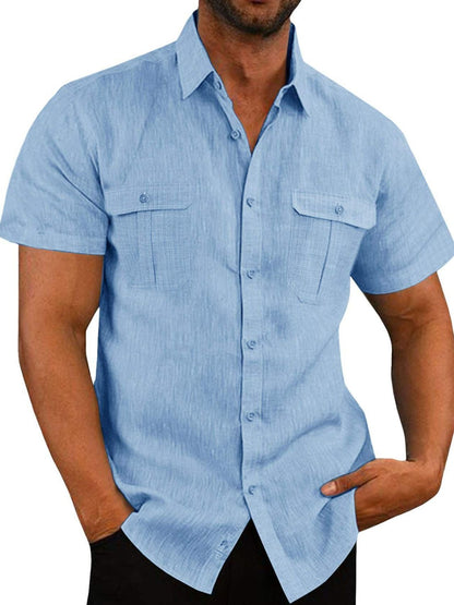 Men's Plus Size Short Sleeve Shirt