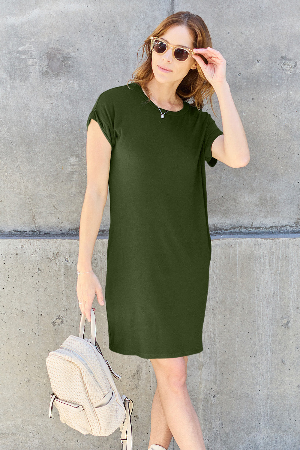 Full size Dress with Pockets - MONLANE