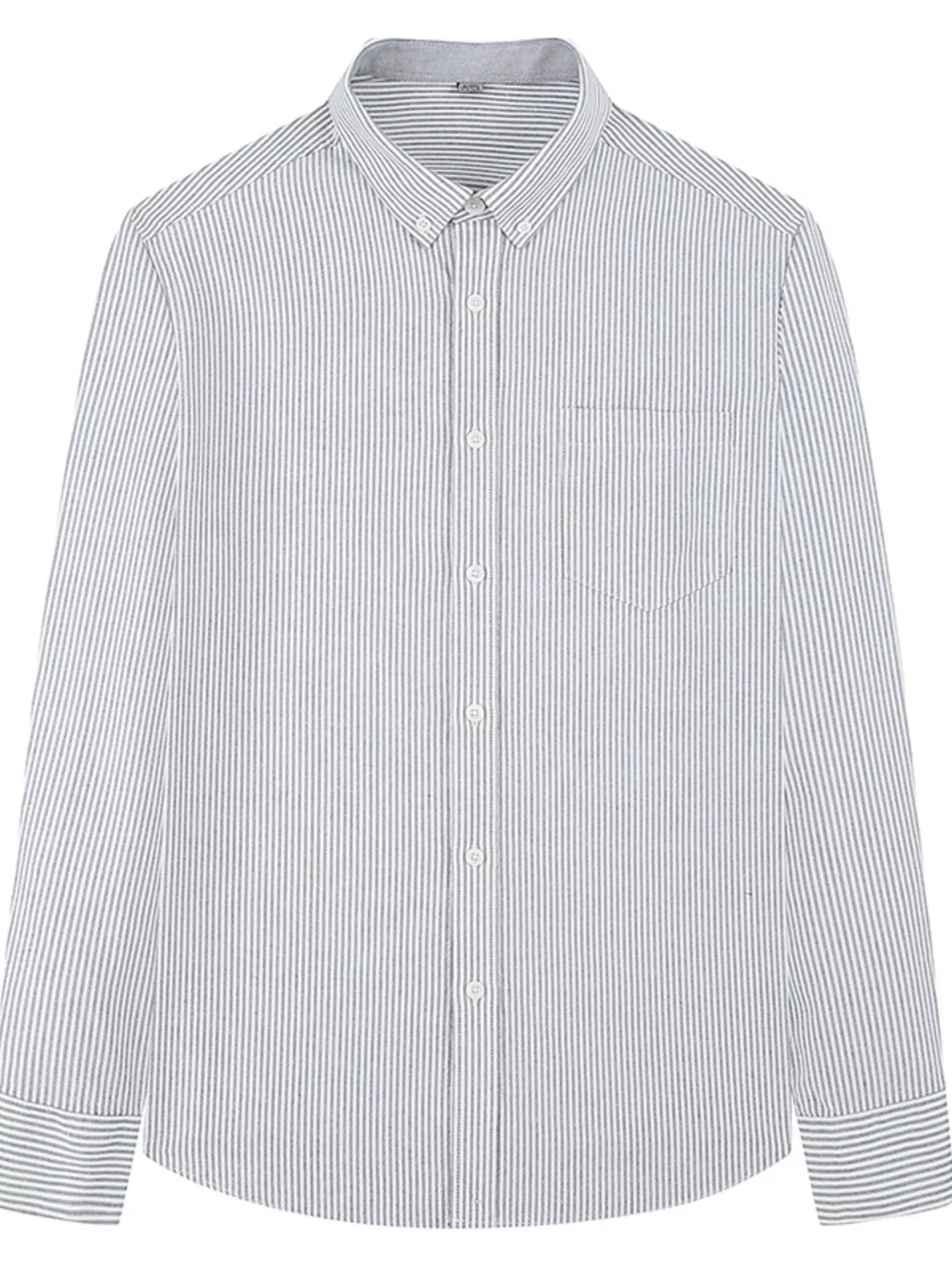 Men's Full Size Button Up Long Sleeve Shirt