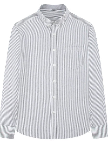 Men's Full Size Button Up Long Sleeve Shirt