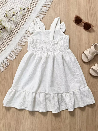 Children's Bowknot Sleeveless Dress