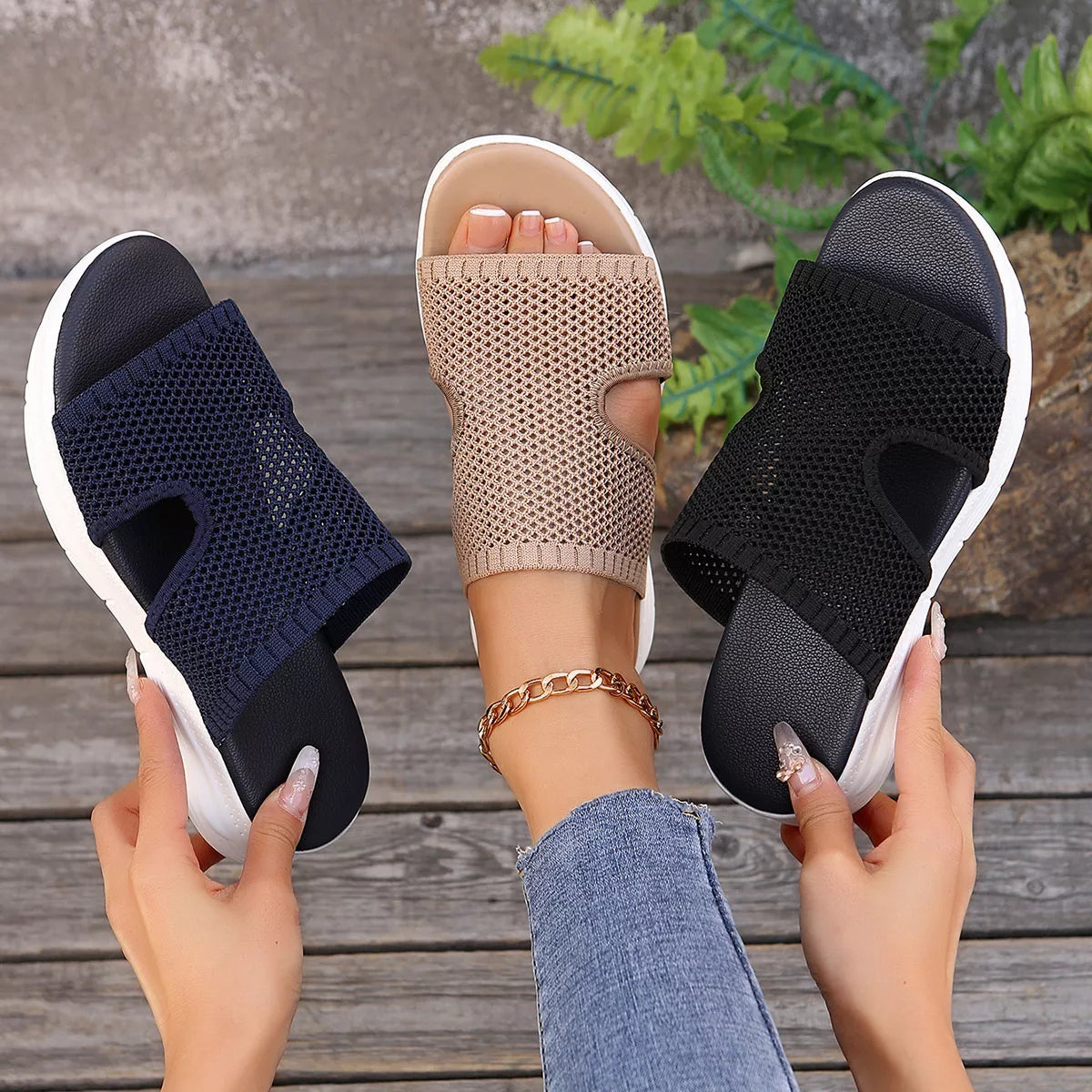Breathable Open Toe Sandals