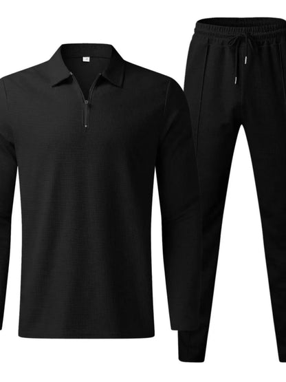 Men's Long Sleeve Top and Pants Set