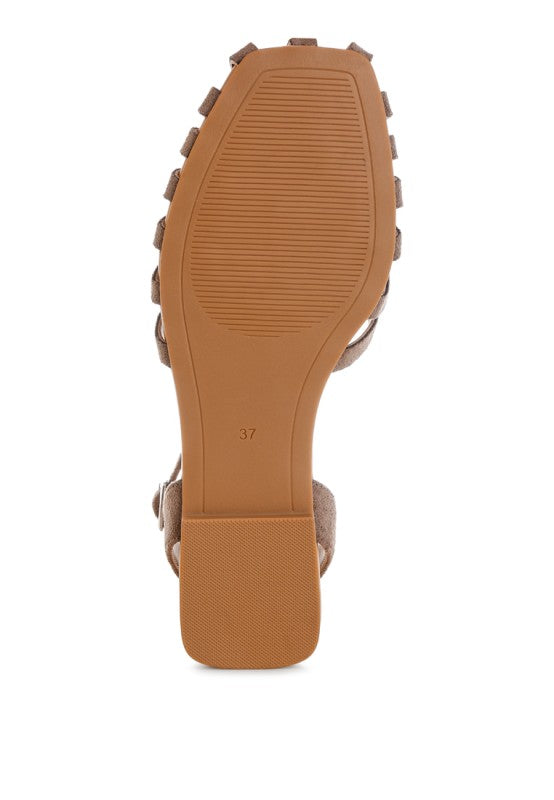 Corvina Bead Embellished Cut Work Flats