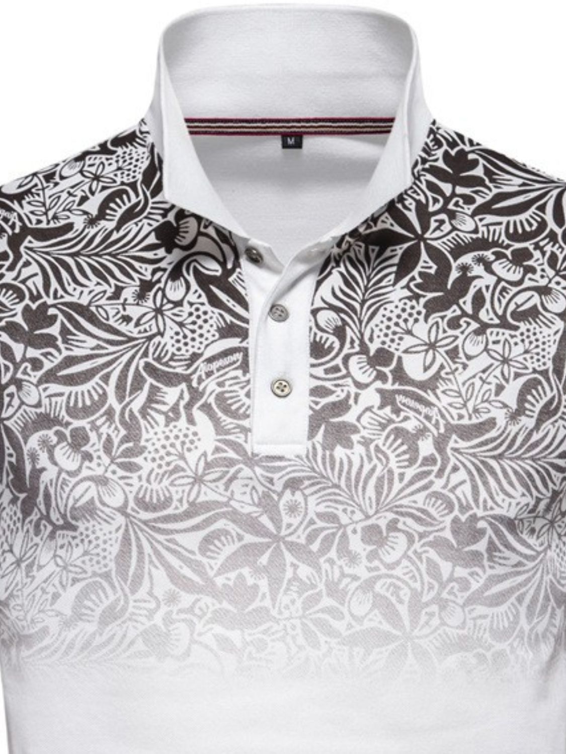 Men's Printed Short Sleeve Polo