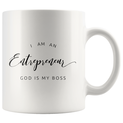 God Is The Boss Mug - MONLANE