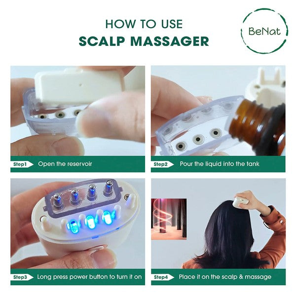 Electric Oil Applicator and Vibration Scalp Massage