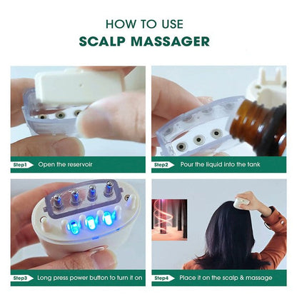Electric Oil Applicator and Vibration Scalp Massage
