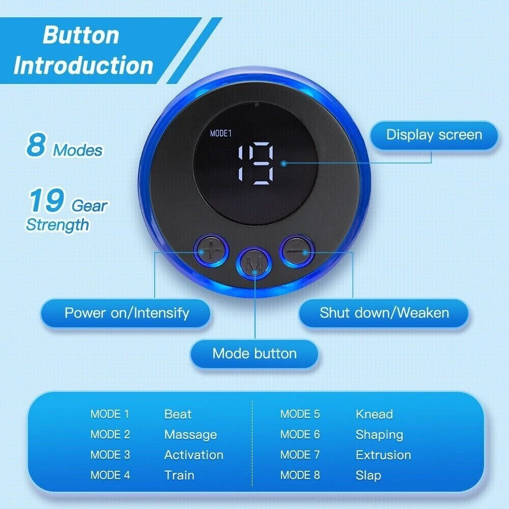 Electric Foot Massager Pad Blood Circulation Muscle Stimulator