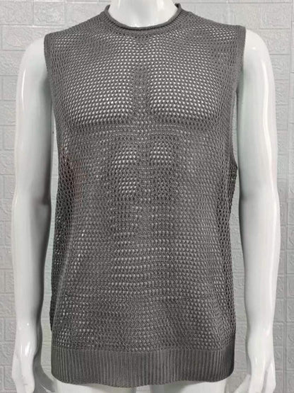 Men's Sleeveless Knit Top