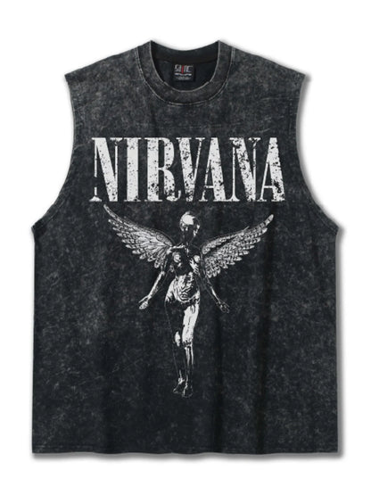 Men's Graphic Round Neck Tank