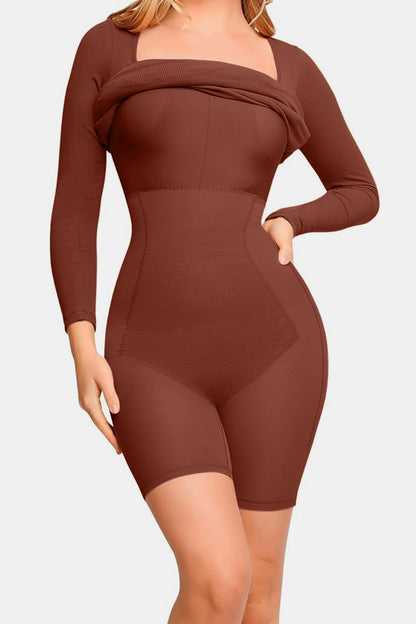 Full Size Built-In Shapewear Dress - MONLANE
