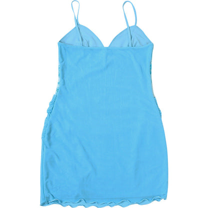 Strap pleated waist bag hip dress