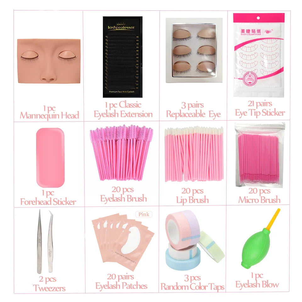 Eyelash Extension Training Kit