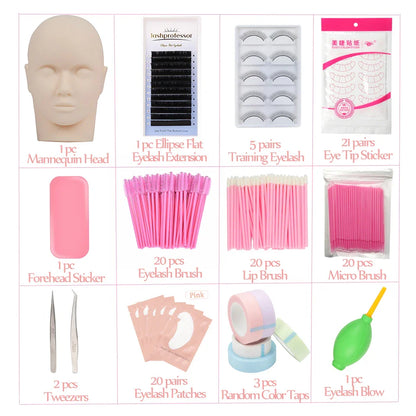 Eyelash Extension Training Kit