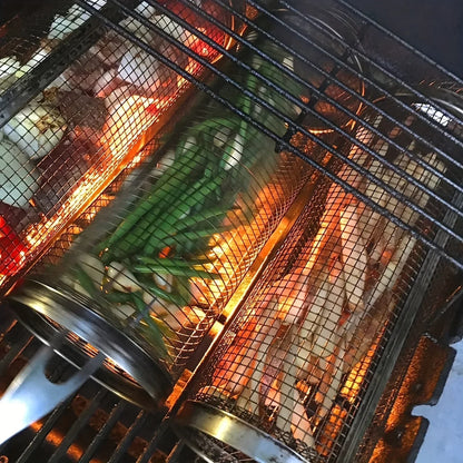 Stainless Steel Portable Barbecue Basket