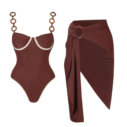 Luxury One-Piece Swimsuit - Unleash Your Inner Beach Goddess